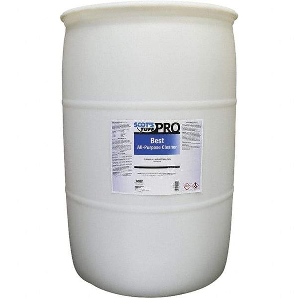 Scot's Tuff - 55 Gal Drum All-Purpose Cleaner - Liquid, Low Sudsing, Pleasant - Top Tool & Supply