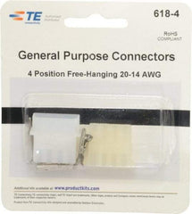 Tyco/Amp - Free Hanging Connector Kit - 20 to 14 AWG Compatible Wire Size - Top Tool & Supply