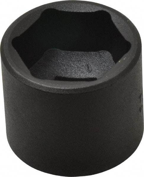 Proto - 3/8" Drive 24mm Standard Impact Socket - 6 Points, 1-3/32" OAL - Top Tool & Supply