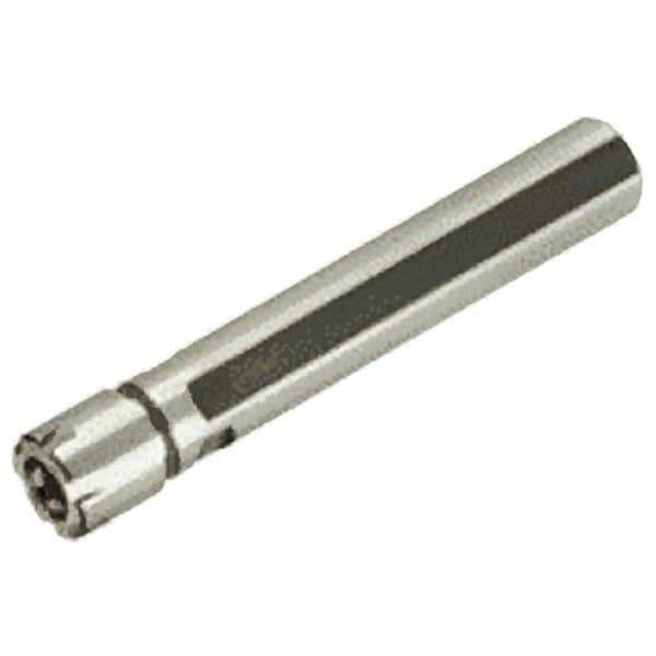 Iscar - 0.5mm to 7mm Capacity, 18.5mm Projection, Straight Shank, ER11 Collet Chuck - 68.5mm OAL, 16mm Shank Diam - Exact Industrial Supply