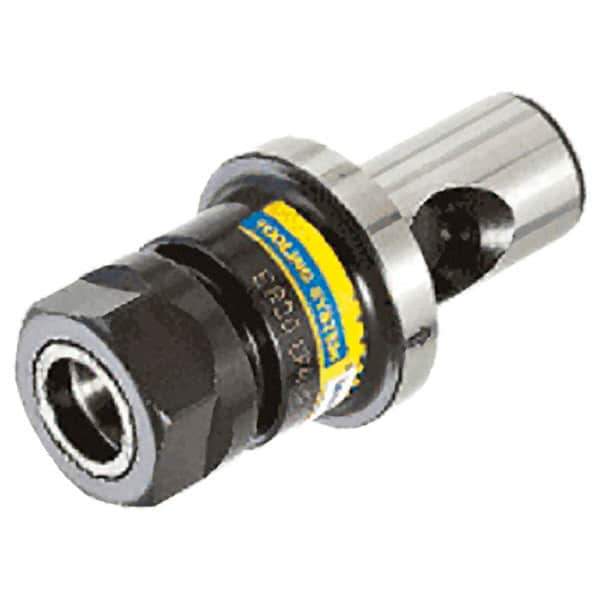 Iscar - 2mm to 20mm Capacity, 55mm Projection, Modular Connection, ER32 Collet Chuck - Through-Spindle - Exact Industrial Supply