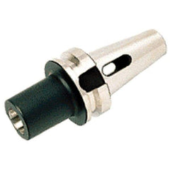 Iscar - BT40 Outside Taper, MT2 Inside Taper, BT to Morse Taper Adapter - 60mm Projection, 32mm Nose Diam, 0.000197" TIR - Exact Industrial Supply