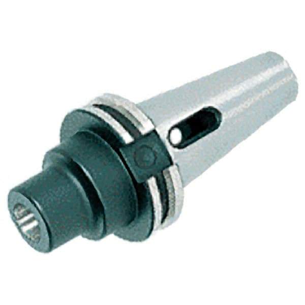 Iscar - CAT40 Outside Taper, 3MT Inside Taper, CAT to Morse Taper Adapter - 2.765" Projection, 1.752" Nose Diam, 0.0002" TIR - Exact Industrial Supply