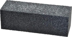 Made in USA - 6" Long x 2" Wide x 2" Thick, Silicon Carbide Sharpening Stone - Plain Rectangle, 24 Grit, Very Coarse Grade - Top Tool & Supply