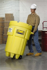 Enpac - Overpack & Salvage Drums Type: Salvage Drum w/Wheels Total Capacity (Gal.): 50.00 - Top Tool & Supply