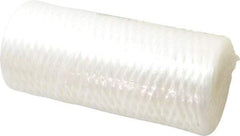 Pentair - 4-1/2" OD, 50µ, Fibrillated Polypropylene String-Wound Cartridge Filter - 9-7/8" Long, Reduces Sediments - Top Tool & Supply