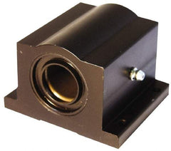 L.M76 - 0.5005" Inside Diam, Closed Single Pillow Block Linear Bearing - 2" Overall Width - Top Tool & Supply