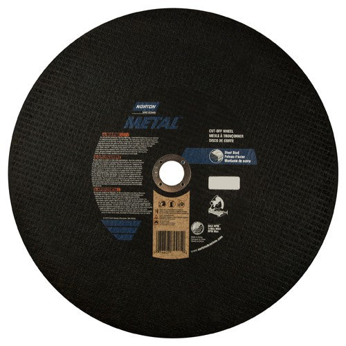 14″ × 7/64″ × 1″ Metal Chopsaw Cut-Off Wheel Type 01 Straight 36 Grit Aluminum Oxide - Top Tool & Supply