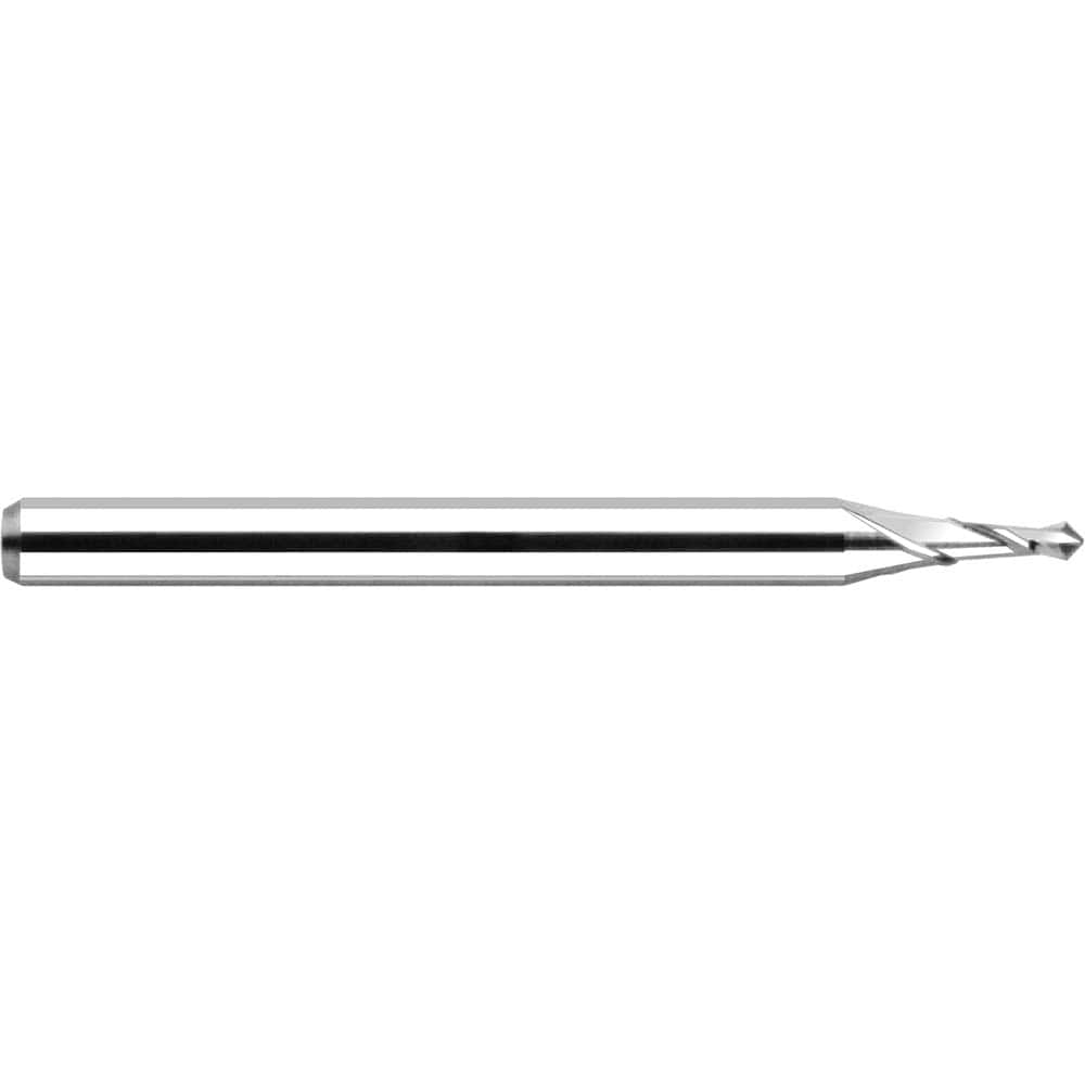 Harvey Tool - 1/8" Body Diam, 90° Point, Solid Carbide, 1-1/2" Overall Length, Spotting Drill - Top Tool & Supply