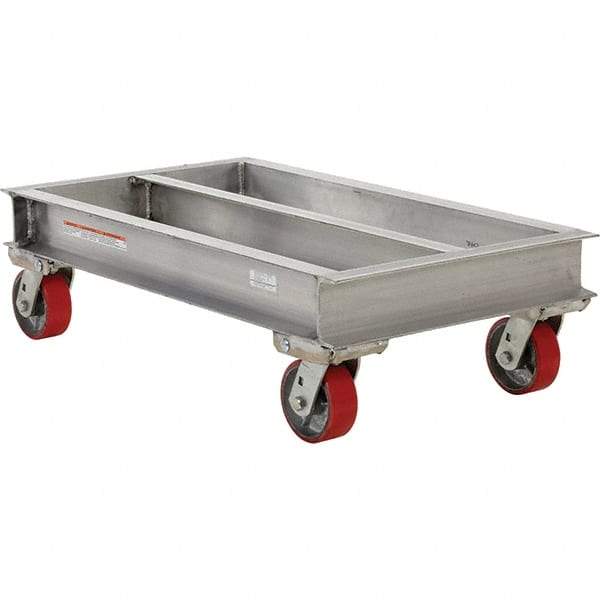 Vestil - 2,000 Lb Capacity Aluminum Dolly - 42" Long x 40" Wide - Top Tool & Supply