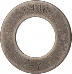 Value Collection - 1-1/2" Screw, Grade SAE 1035-1050 Steel Structural Flat Washer - 1-5/8" ID x 3" OD, Plain Finish - Top Tool & Supply