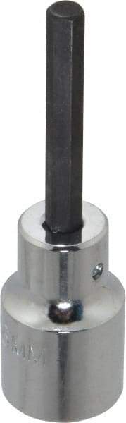 Proto - 1/2" Drive, 6mm Hex Bit Socket - 3-1/4" OAL - Top Tool & Supply