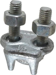 Value Collection - 5/8" Wire Rope U-Bolt Clip - Forged Carbon Steel, Galvanized - Top Tool & Supply