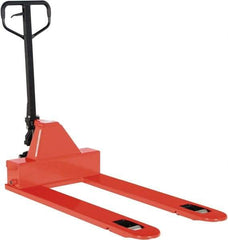 Vestil - 4,000 Lb Capacity, 6" Lift Industrial Pallet Truck - 1.88" Min Lift Height, 48" Fork Length x 7" Fork Width, 27" Overall Width - Top Tool & Supply