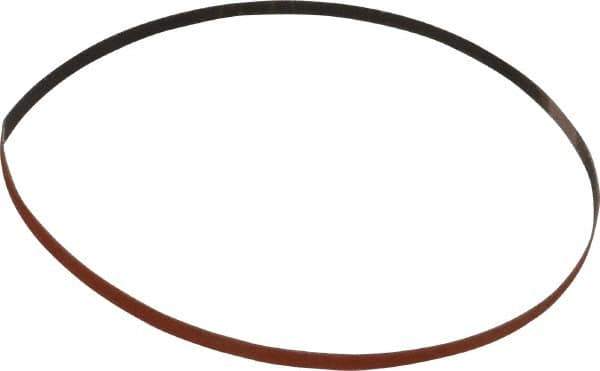 3M - 1/4" Wide x 24" OAL, 120 Grit, Ceramic Abrasive Belt - Ceramic, Fine, Coated, Y Weighted Cloth Backing, Wet/Dry, Series 777F - Top Tool & Supply