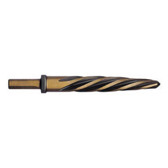 Titan USA - Bridge/Construction Reamers; Reamer Type: Construction Reamer ; Reamer Diameter (Decimal Inch): 3/4 ; Reamer Diameter (Inch): 3/4 ; Shank Type: Flatted ; Flute Type: Spiral ; Flute Length (Inch): 4-1/2 - Exact Industrial Supply