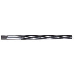 Titan USA - Taper Pin Reamers; Taper Pin Size (Number): #9 (Wire); Small End Diameter (Decimal Inch): 0.4805 ; Reamer Diameter (Decimal Inch): 0.6066 ; Flute Type: Spiral ; Shank Type: Straight ; Overall Length (Inch): 8-5/16 - Exact Industrial Supply