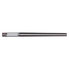 Titan USA - Taper Pin Reamers; Taper Pin Size (Number): #11 (Wire); Small End Diameter (Decimal Inch): 0.7060 ; Reamer Diameter (Decimal Inch): 0.8780 ; Flute Type: Straight ; Shank Type: Straight ; Overall Length (Inch): 11-1/4 - Exact Industrial Supply