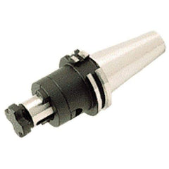 Iscar - DIN69871-50 Taper Shank 22mm Pilot Diam Shell Mill Holder - 55mm Flange to Nose End Projection, 40mm Nose Diam, Through-Spindle Coolant - Exact Industrial Supply