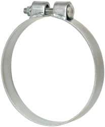 Made in USA - 6.17" ID, Steel Zinc Plated BCE Band Style Clamp - 0.12" Thick, 6" Hose - Top Tool & Supply