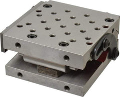 Suburban Tool - 4" Long x 4" Wide x 2" High, Precision Steel Sine Plate - Square to within 0.0002", 0.0002" Tolerance, 3/8-16 Hole - Top Tool & Supply