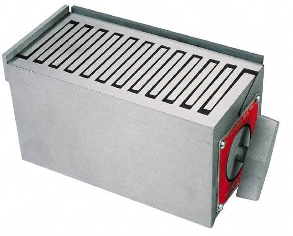 Suburban Tool - Fine Pole Rectangular Permanent Magnetic Block Chuck - 5-1/2" Long x 2-3/4" Wide x 3" High, Alnico - Top Tool & Supply