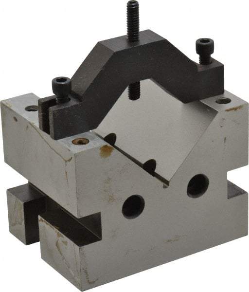 Suburban Tool - 2-7/8" Max Capacity, 90° Angle, Hardened Steel V-Block - 4" Long x 3" Wide x 3" High, Sold as Individual - Top Tool & Supply