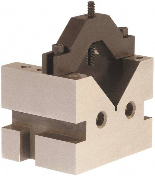 Suburban Tool - 1-5/8" Max Capacity, 90° Angle, Hardened Steel V-Block - 2-1/2" Long x 2-1/2" Wide x 2" High, Sold as Matched Pair - Top Tool & Supply