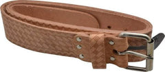 CLC - 29 to 46" Waist Tool Belt - 2" Wide, Natural (Color), Leather - Top Tool & Supply