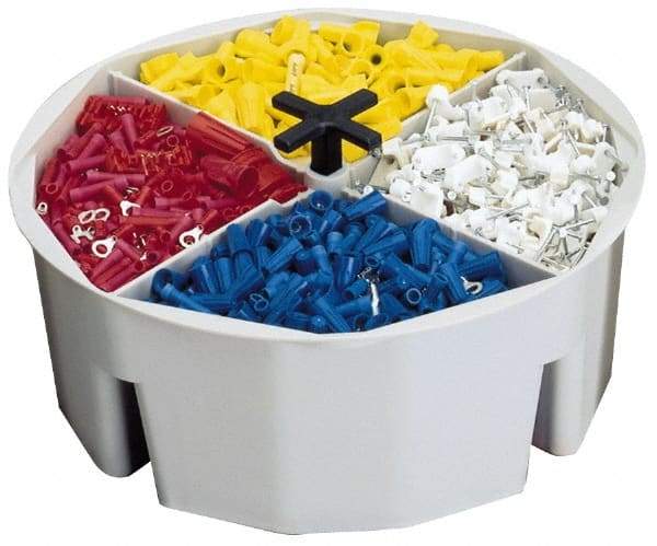 CLC - White Plastic Bucket Organizer - 2-1/2" High - Top Tool & Supply