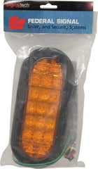 Federal Signal Emergency - Class I Joules, 71 Quad FPM, Grommet Mount Emergency LED Lighting Assembly - Powered by 12 to 24 Volts, Amber - Top Tool & Supply