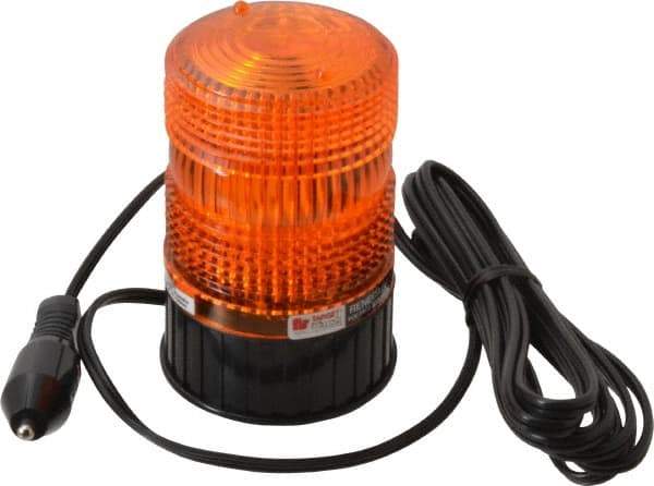 Federal Signal Emergency - 2.2 Joules, 65 to 75 FPM, Magnetic Mount Emergency Strobe Light Assembly - Powered by 12 to 48 Volts, Amber - Top Tool & Supply