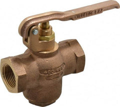 Kingston - 1" Pipe, 400 Max psi, Buna N Disc, Self Closing Control Valve - Squeeze Lever, FNPT x FNPT End Connections - Top Tool & Supply