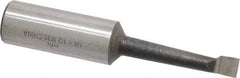 Interstate - 1/4" Min Bore Diam, 1-1/4" Max Bore Depth, 1/2 Shank Diam, Boring Bar - Right Hand Cut, Cobalt, Bright Finish - Exact Industrial Supply