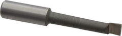 Interstate - 3/8" Min Bore Diam, 1-7/8" Max Bore Depth, 1/2 Shank Diam, Boring Bar - Right Hand Cut, Cobalt, Bright Finish - Exact Industrial Supply