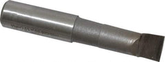 Interstate - 1/2" Min Bore Diam, 1-1/2" Max Bore Depth, 1/2 Shank Diam, Boring Bar - Right Hand Cut, Cobalt, Bright Finish - Exact Industrial Supply