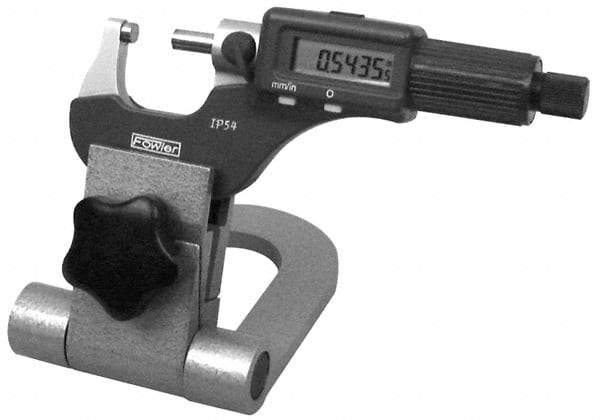 Fowler - Micrometer Stand - Use with Any Micrometer - Top Tool & Supply