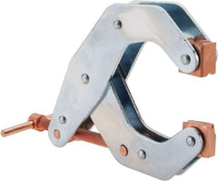 Kant Twist - 1,700 Lb, 4-1/2" Max Opening, 2-1/4" Open Throat Depth, 3-13/16" Closed Throat Depth, Cantilever Clamp - High Tensile Steel Jaw, T-Handle, 7" OAL, 6-3/4" Max Width - Top Tool & Supply