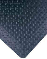 Wearwell - 20' Long x 3' Wide, Dry Environment, Anti-Fatigue Matting - Black, Vinyl with Nitrile Blend Base, Beveled on 4 Sides - Top Tool & Supply