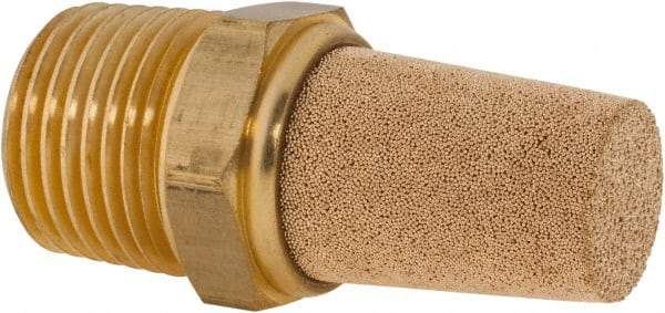 ARO/Ingersoll-Rand - 1/2 Male NPT, 7/8" Hex, 1-7/8" OAL, Muffler - 250 Max psi - Top Tool & Supply