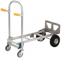 Value Collection - 51-3/4" OAH Hand Truck - Dual Grip/Loop Handle, Aluminum - Top Tool & Supply