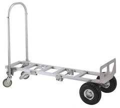 Value Collection - 61-1/2" OAH Hand Truck - Dual Loop Handle, Aluminum - Top Tool & Supply