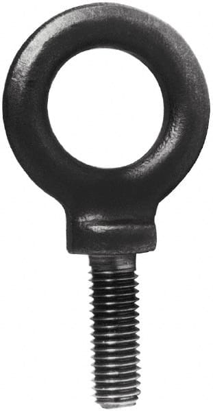 Made in USA - Steel, M20x2.50 Thread, Fixed Lifting Eye Bolt - Top Tool & Supply