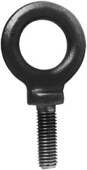 Made in USA - 32,300 Lb Capacity, Steel, 2 - 4-1/2 Thread, Fixed Lifting Eye Bolt - Top Tool & Supply