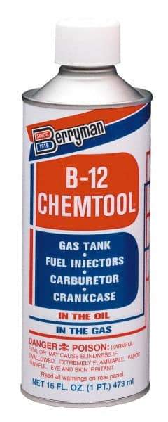 Berryman Products - Aromatic Hydrocarbons Carburetor & Parts Cleaner - 16 oz Pour Can - Top Tool & Supply