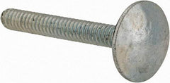 Value Collection - #10-24, 1-1/2" Length Under Head, Step Bolt - 21/32" Head Diam, 1006-1050 Steel, Zinc-Plated Finish - Top Tool & Supply