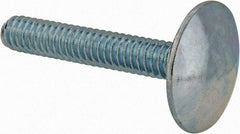 Value Collection - 1/4-20, 1-1/2" Length Under Head, Step Bolt - 27/32" Head Diam, 1006-1050 Steel, Zinc-Plated Finish - Top Tool & Supply