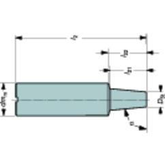 AE12-A16-CS-075 Milling Cutters With Exchangeable Solid Cutting Head - Top Tool & Supply