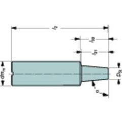 AE12-A16-CS-075 Milling Cutters With Exchangeable Solid Cutting Head - Top Tool & Supply