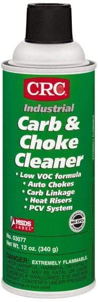 CRC - Acetone Carburetor & Parts Cleaner - 12 oz Aerosol Can - Top Tool & Supply